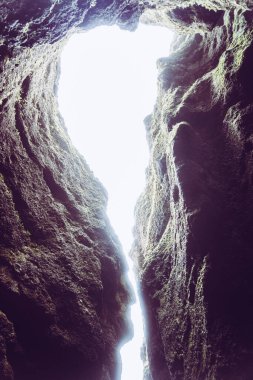 Raudfeldsgja Cave on Snaefellsnes Peninsula in Iceland