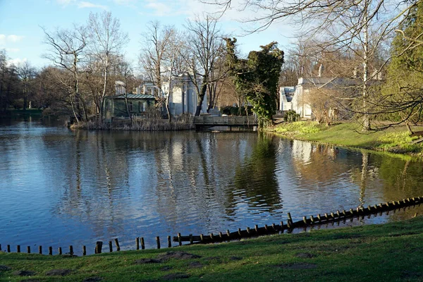 Anfiteatro Isla Lazienki Krolewskie Royal Baths Park Varsovia Polonia — Foto de Stock