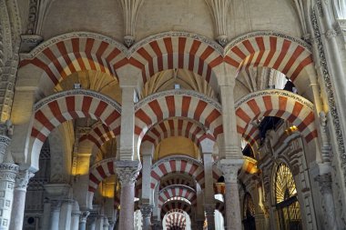 Mezquita 'nın İçi - İspanya' daki Cordoba Camii-Katedrali