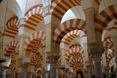 Mezquita 'nın İçi - İspanya' daki Cordoba Camii-Katedrali
