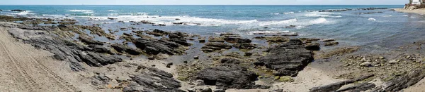 Cala Mijas海岸岩石 西班牙 — 图库照片
