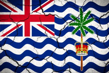 İngiliz Hint Okyanusu Bölgesi - Kırık bayrak