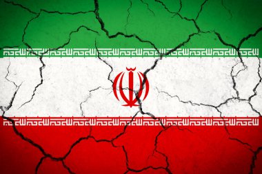 İran - çatlak ülke bayrağı