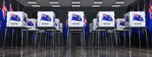 Geórgia Sul Ilhas Sandwich Sul Estação Votação Com Muitas Cabines — Fotografia de Stock