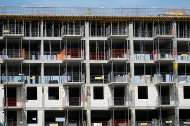 Varşova, Polonya, 3 Mayıs 2024 inşaat halinde.