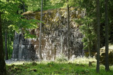 Ketrzyn, Gierloz, Poland - May 11th 2024 - Communications bunker at Wolf's Liar