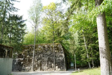 Ketrzyn, Gierloz, Poland - May 11th 2024 - Communications bunker at Wolf's Liar