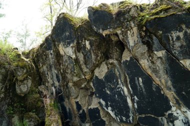 Ketrzyn, Gierloz, Poland - May 11th 2024 - Ruins of a bunker in Wolf's Liar