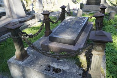 Vilnius, Litvanya - 7 Eylül 2023 - Rasos Mezarlığında Mezar