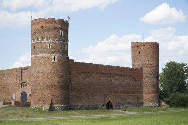 Ciechanow, Polonya - 8 Haziran 2024 Masovia Düklerinin ana girişi
