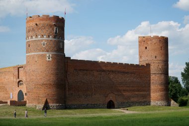 Ciechanow, Polonya - 8 Haziran 2024 Masovia Düklerinin ana girişi