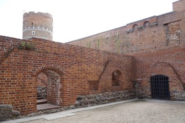 Ciechanow, Polonya - 8 Haziran 2024 Masovia Düklerinin Kalesi 'ndeki bodrum katları