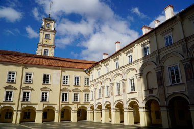 Vilnius, Litvanya - 4 Eylül 2023 - Üniversite Binası