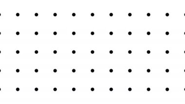 Siyah ve beyaz yarım ton noktalar arka plan - geçiş maskesi - 4k animasyon (3840 x 2160 px)