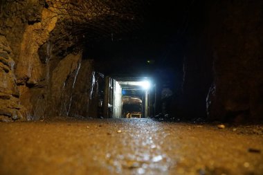 Osowka, Gluszyca, Polonya - 26 Ağustos 2024 - Nazi Reich gizli yeraltı kompleksi - Projekt Riese