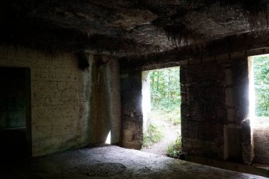 Osowka, Gluszyca, Polonya - 6 Ağustos 2024 - 3. Reich Nazi askeri üssü - Projekt Riese