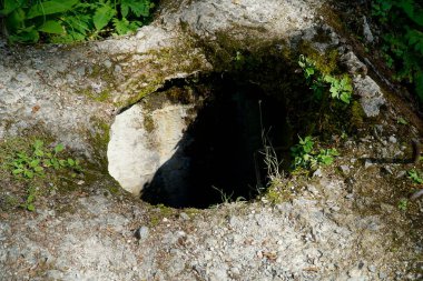 Osowka, Gluszyca, Polonya - 26 Ağustos 2024 - Enerji santralinin kalıntıları - III. Reich Nazi gizli askeri üssü - Projekt Riese