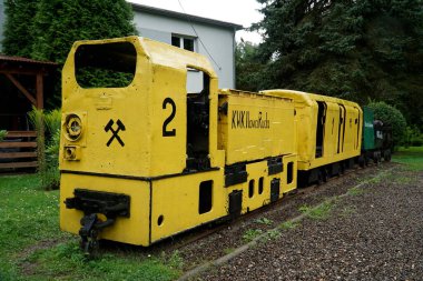 Nowa Ruda, Polonya - 4 Ağustos 2024 Kömür Madencilik Treni