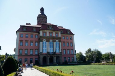 Walbrzych, Polonya - 12 Ağustos 2024 - Ksiaz Şatosu