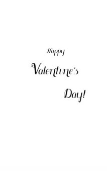 Sevgililer Günü kartında kalpler - 3D 4k animasyon (2160x3840 px)