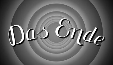 Almanca 'nın sonu - Klasik film ekranı