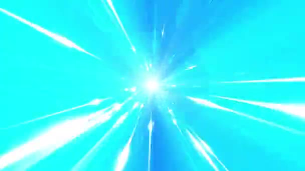 Φως Ταχύτητα Space Tunnel Φόντο Pseudo Φως Ταχύτητα Χώρο Σήραγγα — Αρχείο Βίντεο