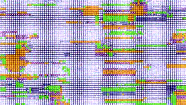 Colourful Halftone Dots Abstract Futuristic Tech Background Loop 사이트 프레젠테이션 — 비디오