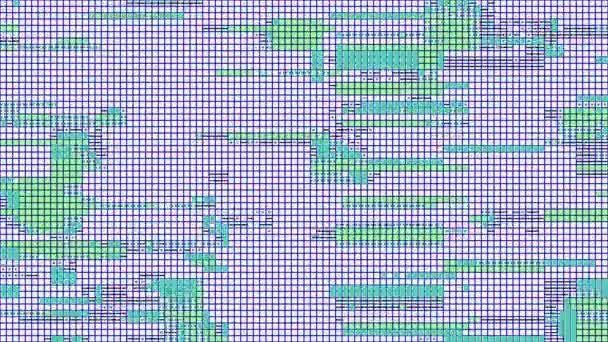 Matrix Halftone Dots Abstract Futuristic Tech Background Loop Perfeito Para — Vídeo de Stock