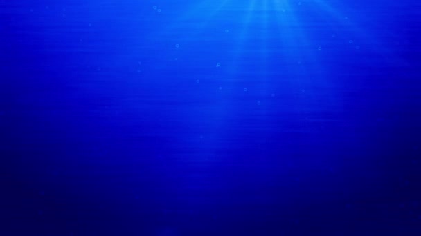 Повільний Рух Води Підводний Сценічний Петельний Фон Корисно Водних Продуктів — стокове відео