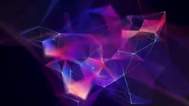 Show Energético Dança Night Club Plexus Background Laser Show Expressivo — Vídeo de Stock