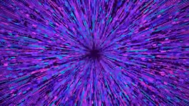 Veri akışı tüneli patlaması yıldızı. Öncü ekranlar ve video projeksiyonu için kullanılabilir.