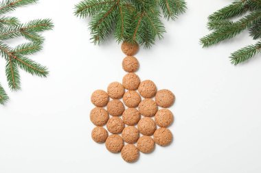 Hollanda Noel kurabiyesi kavramı, Pepernoten, üst manzara