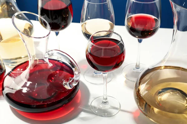 Konzept Von Köstlichem Alkoholgetränk Wein Nahaufnahme — Stockfoto