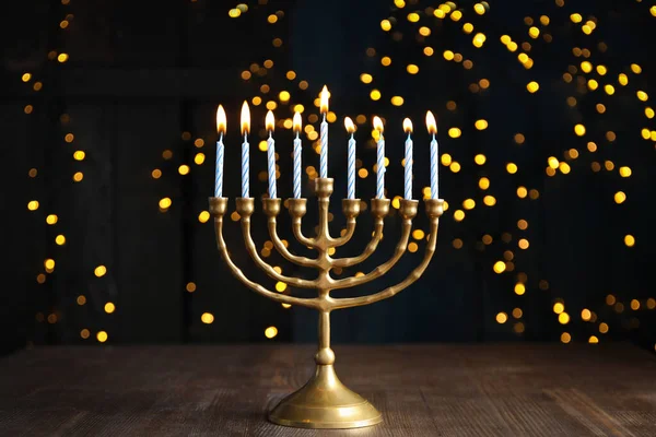 Konzept Des Jüdischen Feiertags Kompositionen Für Chanukka — Stockfoto