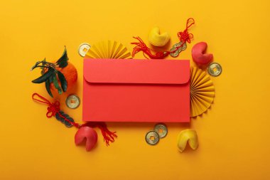 Mutlu Çin Yeni Yılı kavramı, üst görünüm