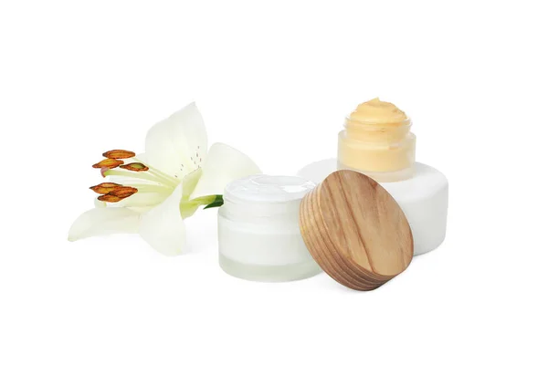 Konzept Der Hautpflege Creme Kosmetik Isoliert Auf Weißem Hintergrund — Stockfoto
