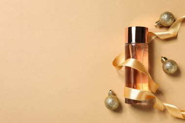 Kozmetik, kış kozmetik ürünleri kavramı, metin için alan