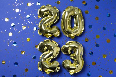 Concept of Happy New Year 2023, Happy New Year composition