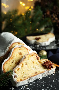 Alman tatlısı konsepti - Stollen, kapat