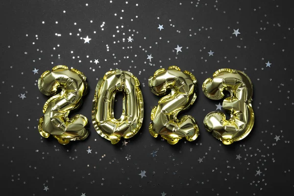 stock image Concept of Happy New Year 2023, Happy New Year composition