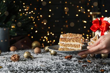 Tatlı kavramı, bal keki, metin için alan