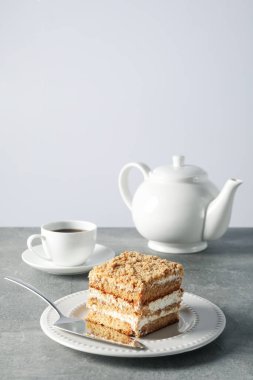 Tatlı kavramı, bal keki, metin için alan