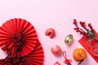 Mutlu Çin Yeni Yılı kavramı, üst görünüm