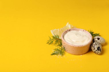 Sos kavramı, mayonez, metin için boşluk