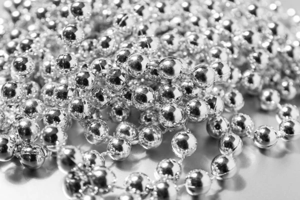 Концепція Срібних Різних Срібних Текстур Предметів — стокове фото