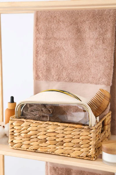 가지자기 물품을 액세서리 화장실 — 스톡 사진