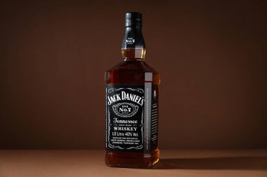 Odessa, Ukrayna, 03.11.2022: Alkol içeceği kavramı - Jack Daniels
