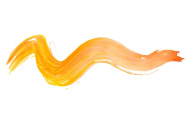 Boya kavramı, beyaz arka planda izole edilmiş boya lekesi.