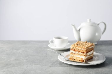 Tatlı kavramı, bal keki, metin için alan