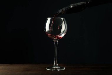 Concept of tasty and delicious alcohol drink, wine